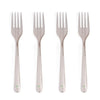 Disposable Plastic Heavy Weight Forks Unwrapped