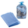 Plastic Strong Blue Recycling Trash Bags Wastebasket Receptacle Can Liner Large Heavy Duty Garbage Bags (46 Gallon)