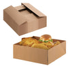 Kraft Paperboard 4 Corner Pop Up Food Tray