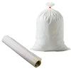 Plastic Trash Bags - White Tall Kitchen Garbage Bags (13 Gallon)