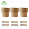 Compostable Souffle Portion Cup, Disposable Biodegradable Tasting Sample Cups, Sauce Ramekin Cup , Condiment Cup, Jello Shot Cups