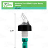 Liquor Measured Bottle Pourers - Collared Automatic Measured Bottle Pourer (0.5oz, 0.75oz, 1oz)