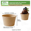 Compostable Souffle Portion Cup, Disposable Biodegradable Tasting Sample Cups, Sauce Ramekin Cup , Condiment Cup, Jello Shot Cups