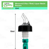 Liquor Measured Bottle Pourers - Collared Automatic Measured Bottle Pourer (0.5oz, 0.75oz, 1oz)