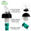Liquor Measured Bottle Pourers - Collared Automatic Measured Bottle Pourer (0.5oz, 0.75oz, 1oz)