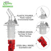 Liquor Measured Bottle Pourers - Collared Automatic Measured Bottle Pourer (0.5oz, 0.75oz, 1oz)