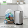 Large Heavy Duty Clear Trash Bags 35x55 inch