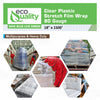 clear plastic stretch film wrap 18