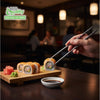 Premium Reusable Stainless Steel Chopsticks Great for Dinner, Kitchen, Ramen, Dishwasher Safe 8.8