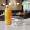 38MM Ratchet Caps and Lids for Plastic Juice Bottles For HDPE and Clear Plastic Juice Bottles, Smoothie Bottles, Fresh Squeezed Juice Container (Blue, Green, Orange, White)