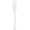 Pearl disposable fork and knife set. Elegant and durable, perfect for weddings, parties, and upscale events. Adds sophistication and style to any table setting, with easy cleanup and convenience.