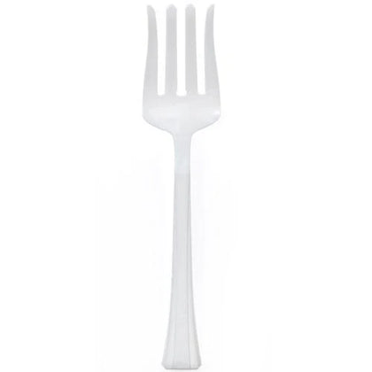 Serving Utensil Salad Fork – Durable, reusable, and available in Clear, Pearl, and Black. Ideal for serving salads, fruits, and appetizers at events or casual gatherings.