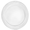 Pebbled 13.5inch Clear and Pearl Round Tray – Elegant, Durable Serveware for Any Occasion