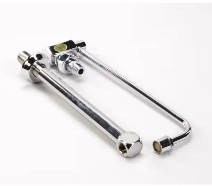 Pedestal swing faucet assembly, designed for easy installation and durable performance in various water systems.




