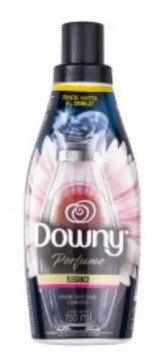 Image of Downy Fabric Softener Perfume Elegance, 750ml, Case of 9, providing soft, smooth clothes with a long-lasting elegant fragrance.