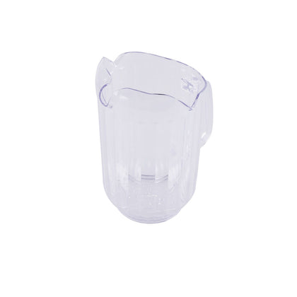 Pitcher Water Polycarbonate 3-Spout Clear 60oz, durable and shatter-resistant, stain- and odor-resistant, easy multi-angle pouring, ideal for foodservice settings, packed 12 per case