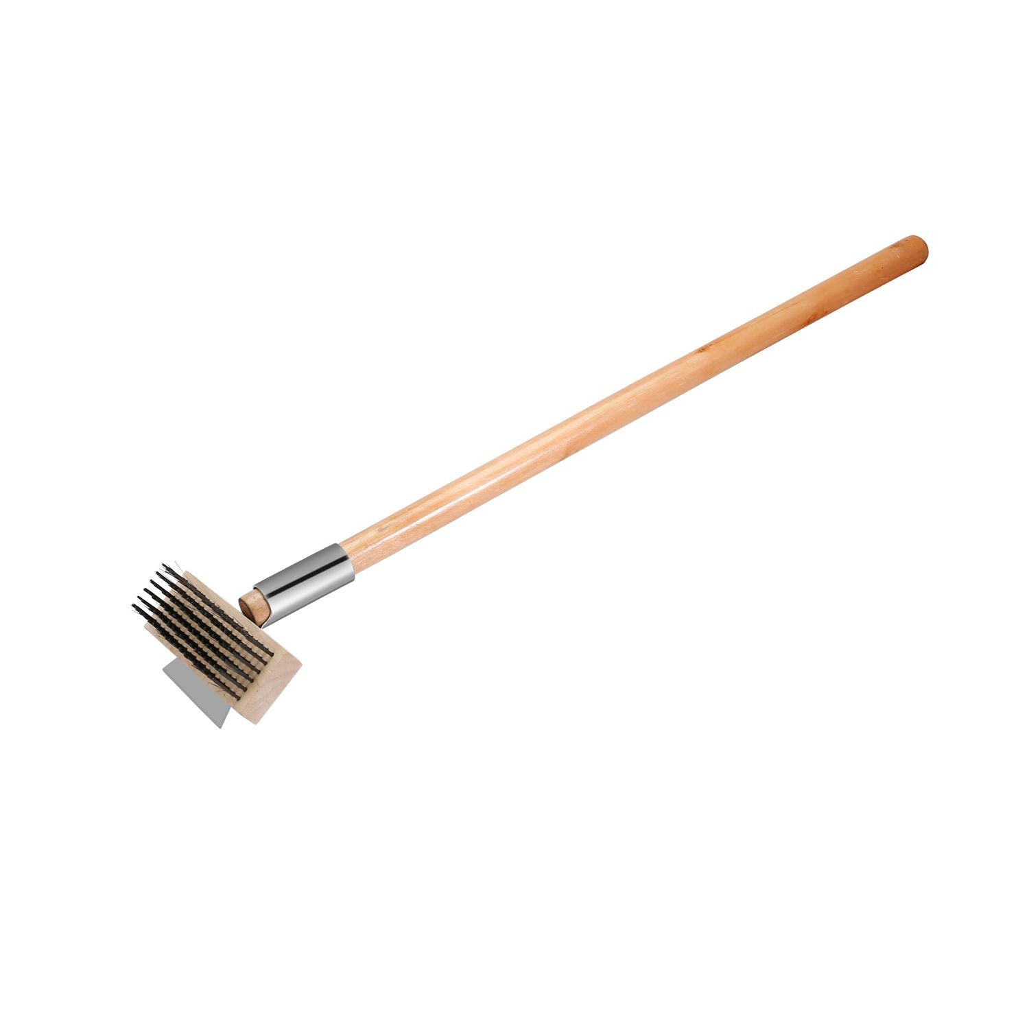 Commercial pizza oven brush/scraper with 27