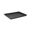 Cold-rolled steel pizza pan Sicilian black rectangular 18x12x1 inches, durable, warp-resistant, non-stick surface ideal for baking Sicilian-style and deep-dish pizzas in commercial kitchens and pizzerias