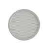 10-inch aluminum pizza screen with even heat distribution, durable, lightweight, easy to clean, and mesh design for crisp pizza crusts. Case packed 120, quantity break 12 each—perfect for pizzerias.
