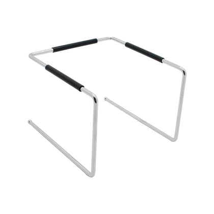 Chrome-plated pizza stand (9x8x7