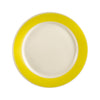 Plate R.E. Yellow 10 1/2 inch – Bright yellow dinner plate ideal for restaurants, catering, and home dining. Durable, chip-resistant, and dishwasher-safe for an elegant table setting.