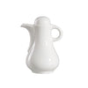 6oz porcelain soy sauce bottle, 4.5” bone white dispenser. Durable, chip-resistant & dishwasher safe. Perfect for soy sauce, vinegar & condiments. Ideal for sushi bars, restaurants & home use.