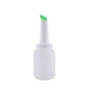 Pour bottle with spout & lid 2QT green, heavy-duty HDPE drink dispenser for bars and kitchens; perfect for juice, mixers, or syrups. Dishwasher safe and packed 12 per case for bulk use.