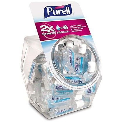 Purell Advanced Hand Sanitizer with Fish Bowl offers a convenient and hygienic way to promote well-being in workplaces, reception areas, and shared spaces. Each 1 oz flip-cap bottle contains a refreshing gel formula with four moisturizers to keep hands soft and comfortable, even with frequent use. The mild formula is free from triclosan, parabens, phthalates, and preservatives, making it gentle on the skin while effectively fighting germs throughout the day.