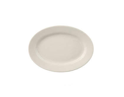 Yanco Platter RE-12 is a durable and elegant choice for any dining establishment. With a 10.375x7.25-inch size, this medium platter is ideal for serving main course meals, assorted platters, and sharing dishes. Made from high-quality porcelain, it is resistant to scratches and chips, ensuring long-lasting use. The classic American white color enhances food presentation, making it suitable for both modern and traditional table settings in restaurants, hotels, and catered events.