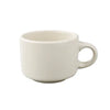 Yanco Stackable Cup RE-23 is a space-saving and elegant addition to any coffee or tea service. With a 7-ounce capacity, this cup is ideal for serving a variety of hot beverages while maintaining a refined presentation. Its stackable design allows for easy storage, making it perfect for busy cafés, restaurants, and hotels. Crafted from durable porcelain, it withstands daily use while retaining its classic American white finish, complementing any table setting.