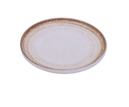 Yanco Round Plate RO-2208 is a sleek and modern addition to any dining set. Measuring 8 inches in diameter and 1 inch in height, this round porcelain plate combines elegance and functionality. Its glazed finish enhances durability, while the white and brown color scheme adds a sophisticated touch to any table setting. Designed for convenience, it is both dishwasher and microwave safe, making it ideal for busy homes and restaurants. 