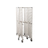 Rack AL Sheet Pan Nesting 20-Tier with space-saving nesting design, 20-tier capacity, and durable aluminum construction for efficient storage in commercial kitchens and bakeries.