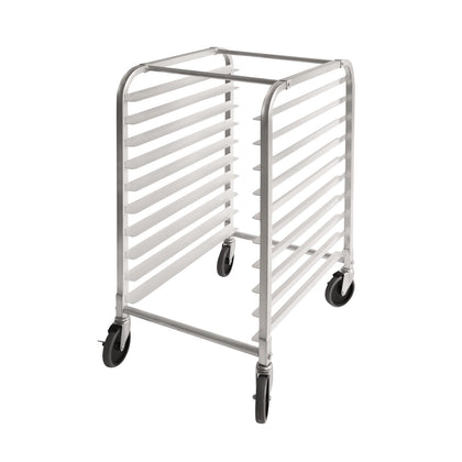 Rack AL Sheet Pan Set Welded 10-Tier with durable aluminum build, welded frame, and 10-tier capacity for full-size sheet pans—ideal for cooling, storage, and prep in commercial kitchens.