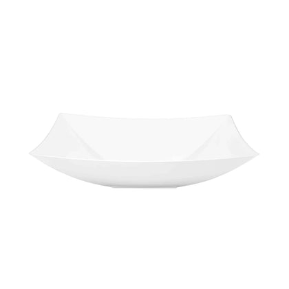 Rectangles 128oz Pearl Bowl – Elegant, durable, BPA-free disposable bowl with a pearl finish. Ideal for salads, pasta, desserts, and more. Perfect for events and easy cleanup.