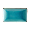 Rectangular Platter – 5-Inch lake blue stoneware, stylish, durable, and modern. Ideal for serving appetizers, sushi, and desserts. Chip-resistant, microwave- and dishwasher-safe for convenience.