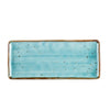 Rectangular Turquoise Platter 16 inch with vibrant color, durable build, chip-resistant surface, perfect for serving meals, appetizers, or desserts in style.