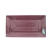 Rectangular plum serving platter 11 5/8