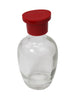 Red Top Soy Sauce bottles, sold by the dozen with red caps and clear labels.