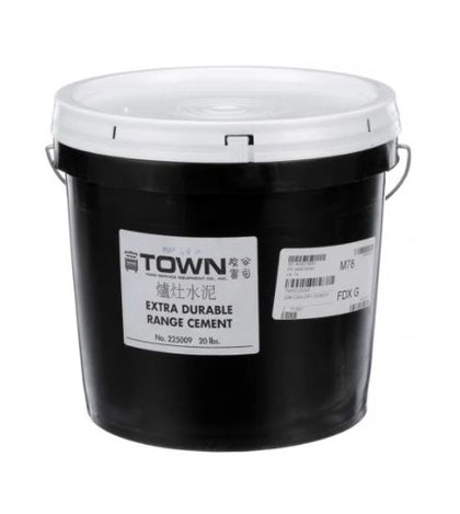 #20 can of refractory cement, designed for high-heat applications like kilns and furnaces, offering durable and heat-resistant bonding for safety and efficiency.