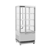 White refrigerated display case 17x17x39