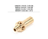 Replacement Volcano Tip #60 for natural gas, designed for efficient and reliable performance in gas burners.