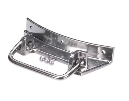 Rice pot handle assembly (new) for secure and comfortable handling of rice pots during cooking.