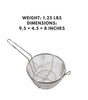 Round pasta basket, 9-1/2