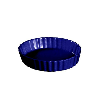 Round Quiche Dish Blue 5.5oz 5