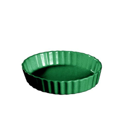 Round Quiche Dish Green 5.5oz 5