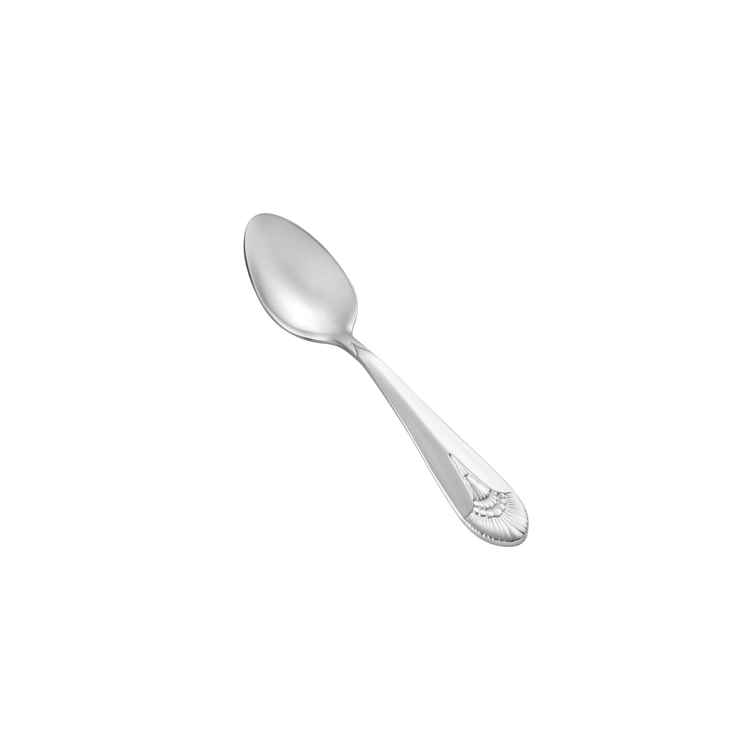 Royal Demitasse Spoon 18/8 Extra Heavyweight, 4 1/2 inch stainless steel, mirror-polished, rust-resistant, compact and elegant design, case of 25 dozen for cafes, restaurants, and coffee service