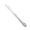 Royal Dinner Knife 18/8 Extra Heavyweight, 8 7/8 inch stainless steel with mirror-polished finish, rust-resistant blade, smooth handle, case of 15 dozen, ideal for upscale foodservice use