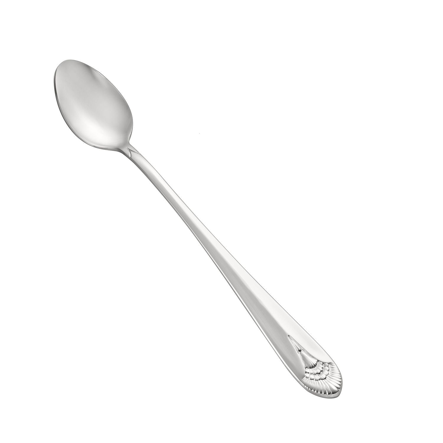 Royal Iced Tea Spoon 18/8 Extra Heavyweight, 7 7/8 inch stainless steel, mirror-polished finish, case of 25 dozen, perfect for restaurants, tall drinks, desserts, and catering service