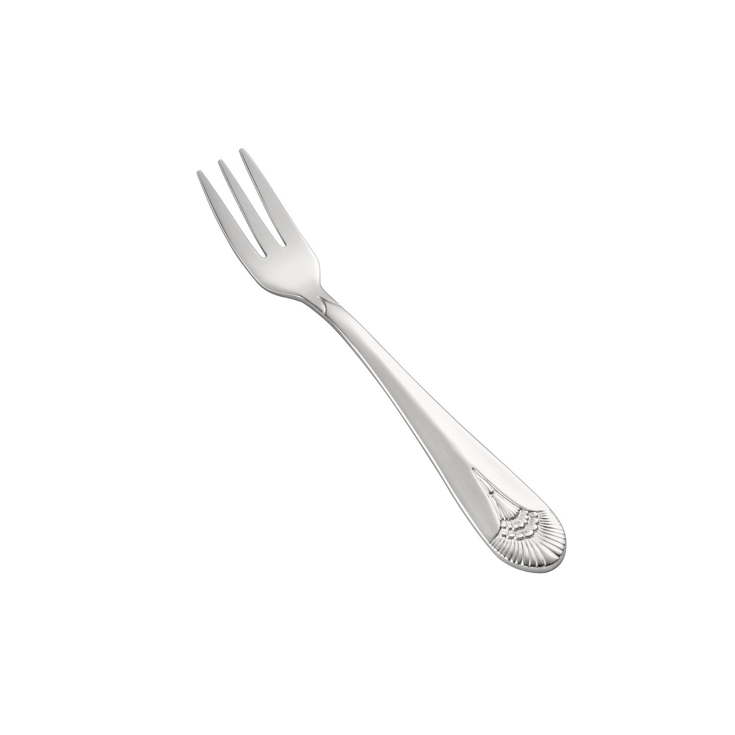 Royal Oyster Fork 18/8 Extra Heavyweight, 5 3/4 inch stainless steel, three-tine design, mirror finish, rust-resistant, case of 25 dozen, ideal for seafood service and upscale dining settings