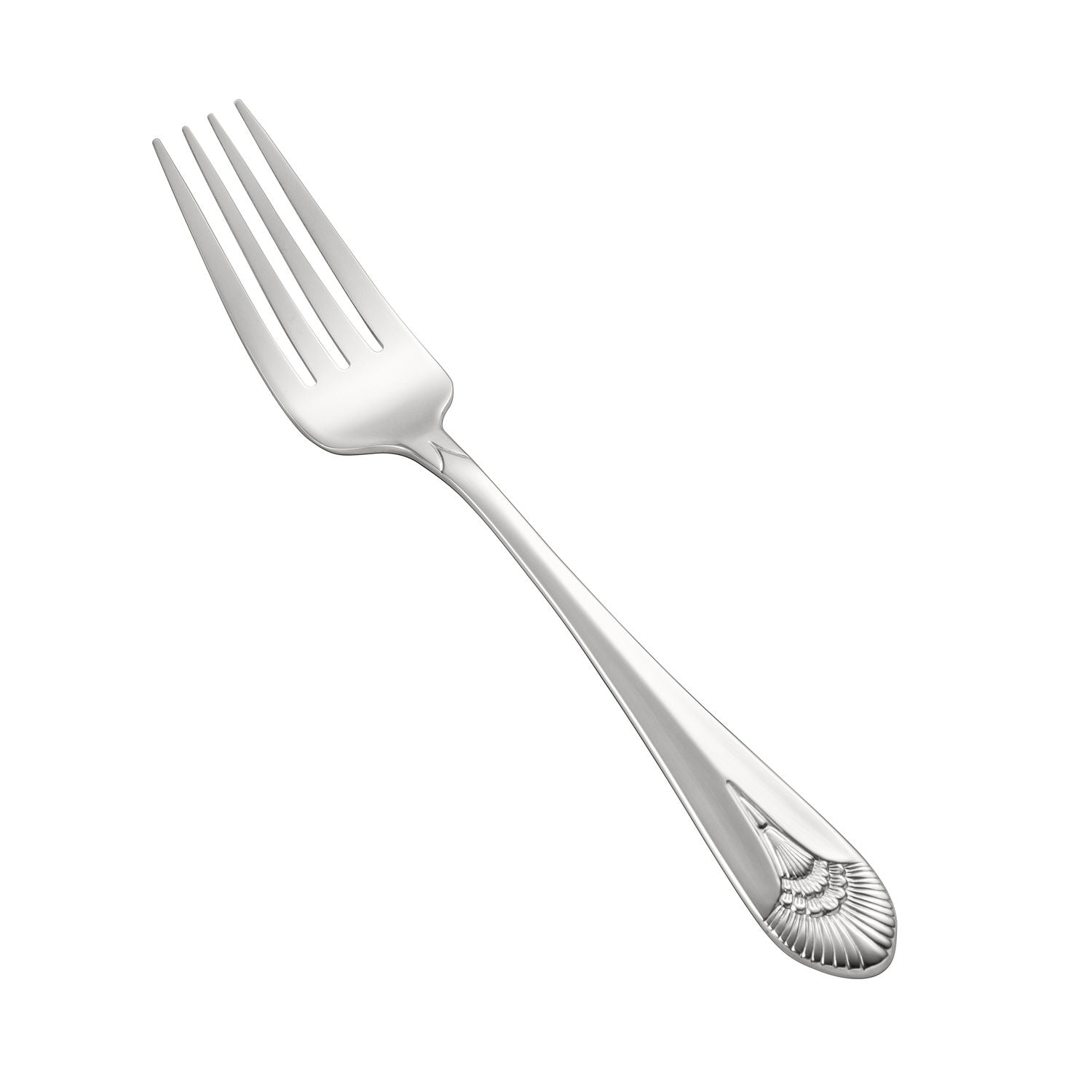 Royal Table Fork 18/8 Extra Heavyweight, 8 inch stainless steel, four-tine design, mirror-polished, rust-resistant, case of 25 dozen, ideal for restaurants, banquets, and foodservice settings
